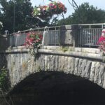 bridge with flowers